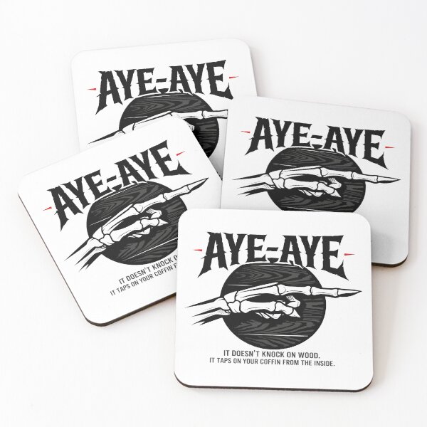 Item preview, Aye-Aye Knock Before You Bite designed and sold by WildlifeInc.