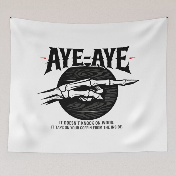 Item preview, Aye-Aye Knock Before You Bite designed and sold by WildlifeInc.