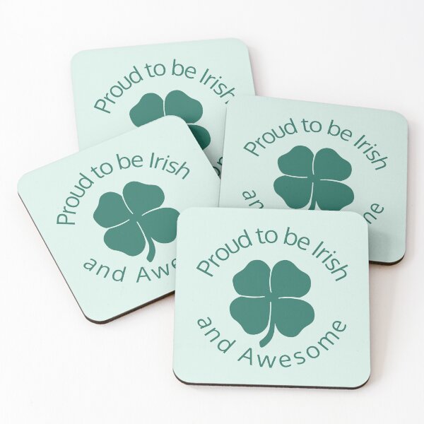 Item preview, Proud to be Irish and Awesome St Patrick designed and sold by Sachie's Studio.