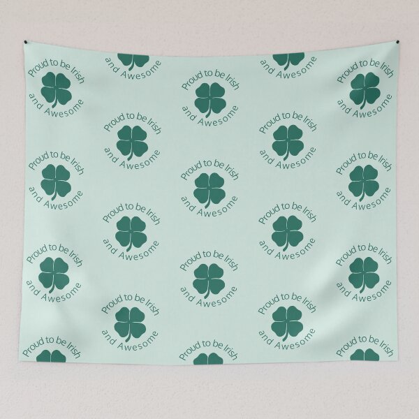 Item preview, Proud to be Irish and Awesome St Patrick designed and sold by Sachie's Studio.