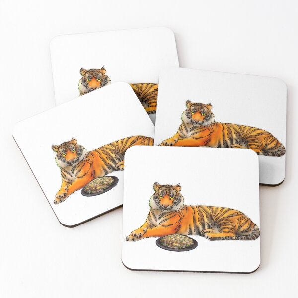 Item preview, Maple the Tiger With fried rice mukbang– Animalzandfood  designed and sold by Ashley’sAnimalz.