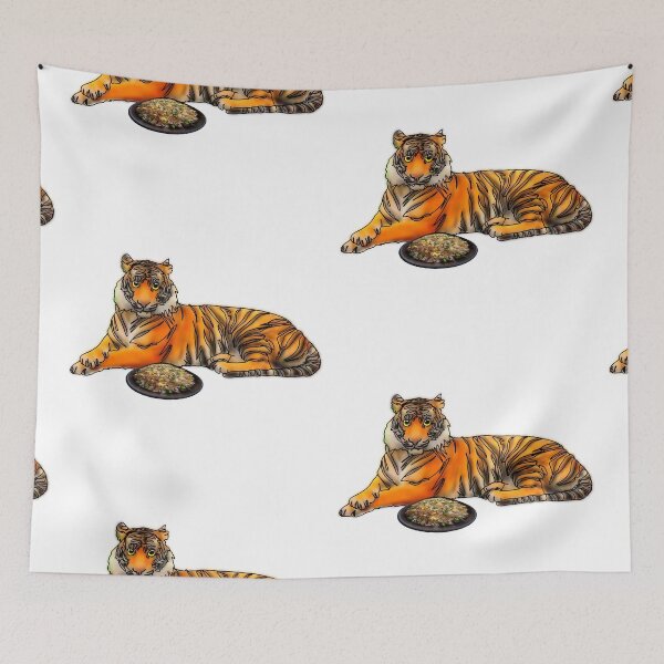 Item preview, Maple the Tiger With fried rice mukbang– Animalzandfood  designed and sold by Ashley’sAnimalz.
