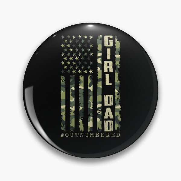 Item preview, Dad Of Girl Camo American Flag designed and sold by krystalRomanart.