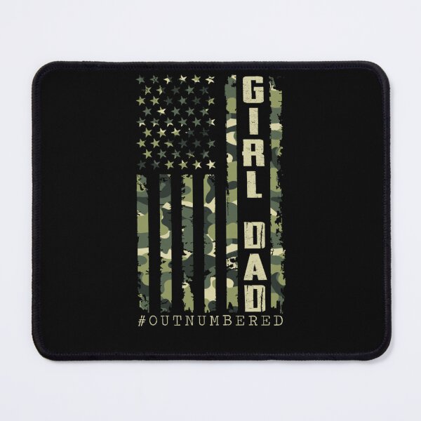 Item preview, Dad Of Girl Camo American Flag designed and sold by krystalRomanart.