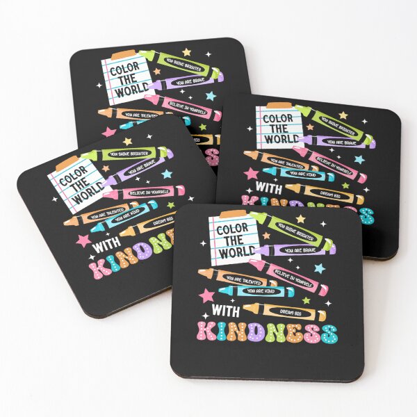 Item preview, Color The World With Kindness Crayon Positivity Teacher designed and sold by krystalRomanart.