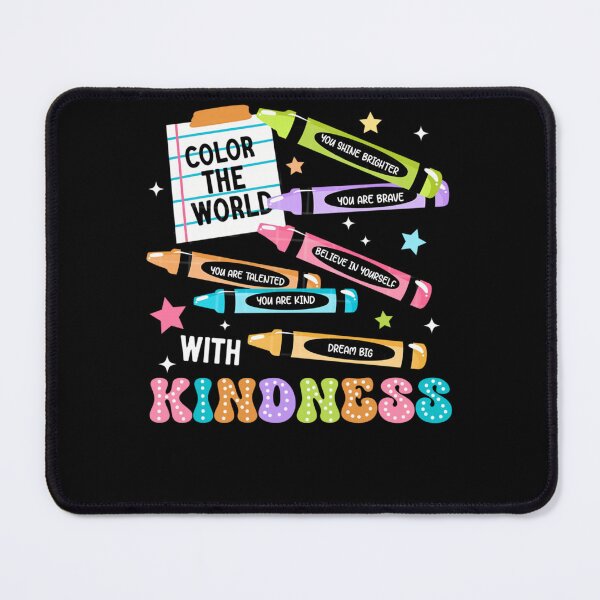 Item preview, Color The World With Kindness Crayon Positivity Teacher designed and sold by krystalRomanart.