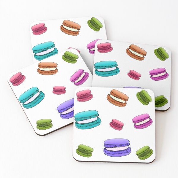 Artikelvorschau, Macarons-Aufkleber - animalzandfood entworfen und verkauft von Ashley’sAnimalz.