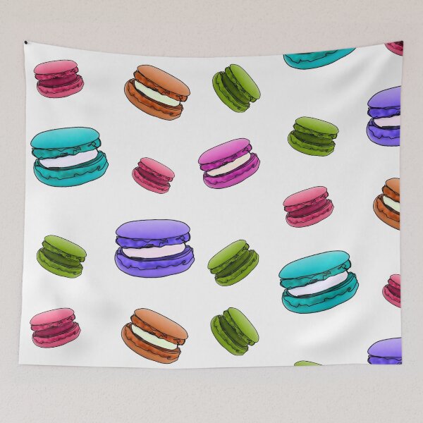 Item preview, Macarons stickers - animalzandfood designed and sold by Ashley’sAnimalz.