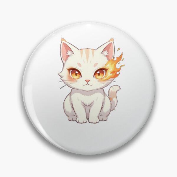 Item preview, flaming kitten designed and sold by Gokuxtreme.
