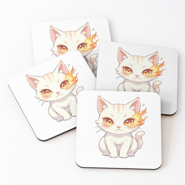 Item preview, flaming kitten designed and sold by Gokuxtreme.
