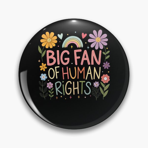 Item preview, Big Fan Of Human Rights designed and sold by krystalRomanart.
