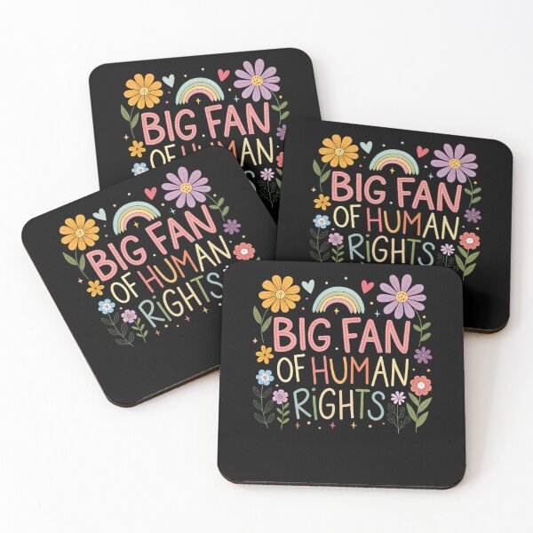 Item preview, Big Fan Of Human Rights designed and sold by krystalRomanart.
