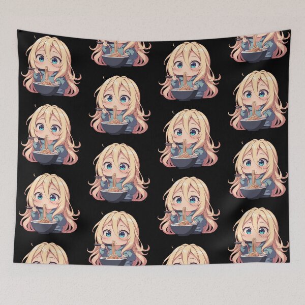 Item preview, Rachel Gardner Angels Chibi Ramen Cozy Mood designed and sold by mildaclairmo.
