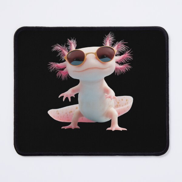 Item preview, Axolotl Wearing Sunglasses designed and sold by krystalRomanart.