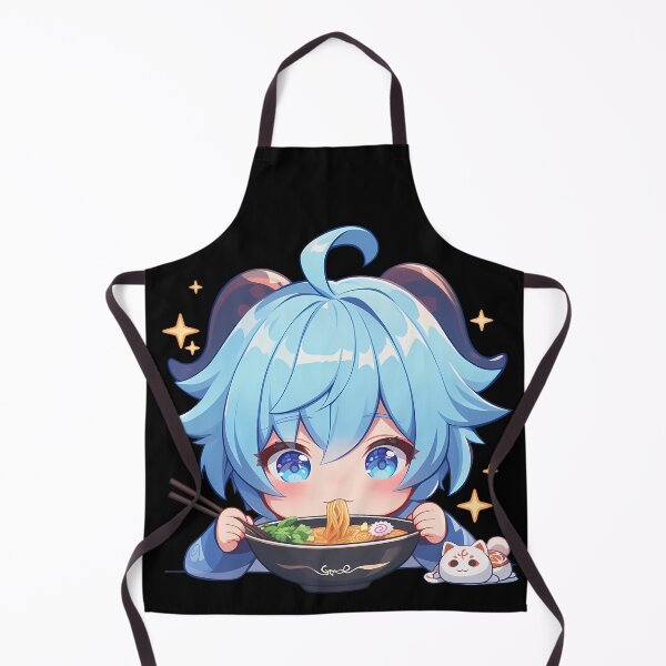 Item preview, Chongyun Genshin Impact Kawaii Chibi Ramen Cozy Bite designed and sold by mildaclairmo.