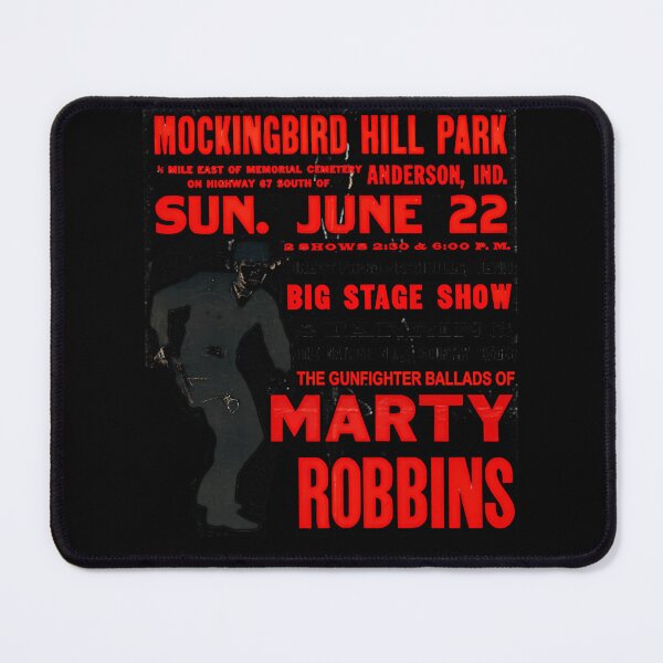 Item preview, Marty Robbins Concert Poster Classic Mockingbird Hill Pảk Sun June Gig Stage Show  designed and sold by Space75.
