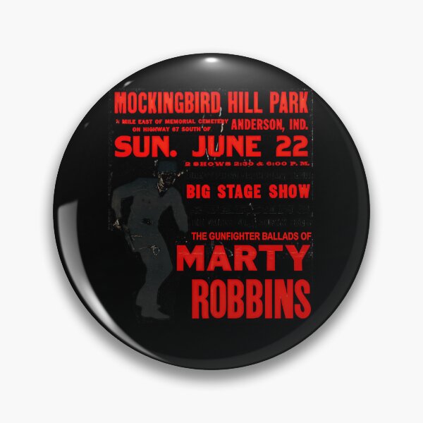Item preview, Marty Robbins Concert Poster Classic Mockingbird Hill Pảk Sun June Gig Stage Show  designed and sold by Space75.