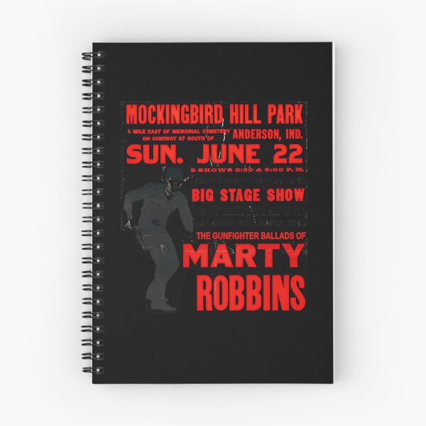 Item preview, Marty Robbins Concert Poster Classic Mockingbird Hill Pảk Sun June Gig Stage Show  designed and sold by Space75.