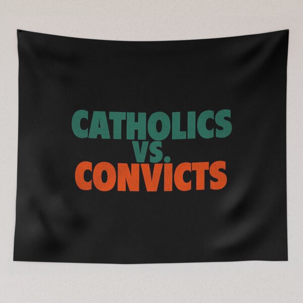 Item preview,  Catholics Vs. Convicts  1988 Football Game designed and sold by Asuvi.