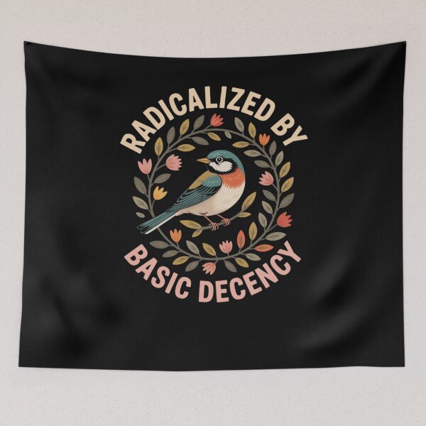 Item preview, Radicalized By Basic Decency designed and sold by krystalRomanart.