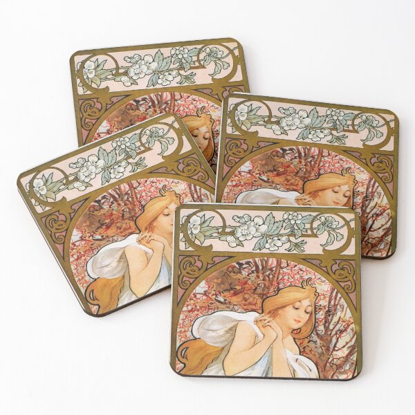 Item preview, Spring (Les Saisons, 1896) - Vintage Art Nouveau Rebirth designed and sold by stevepmp.