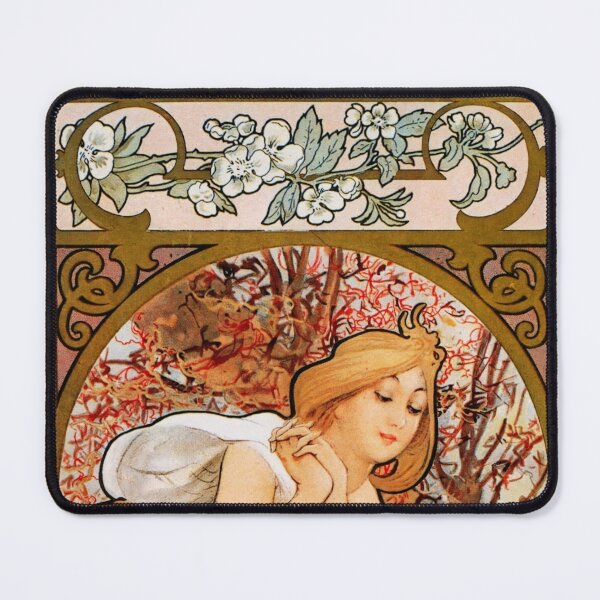 Item preview, Spring (Les Saisons, 1896) - Vintage Art Nouveau Rebirth designed and sold by stevepmp.