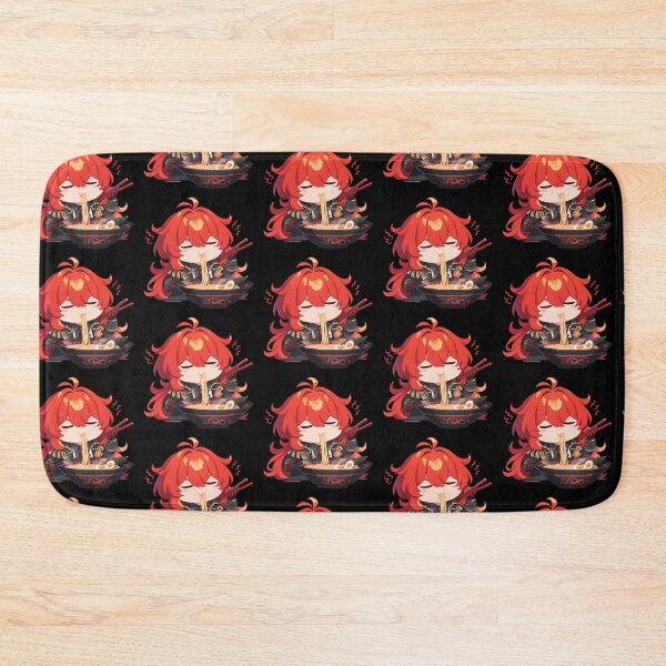 Item preview, Diluc Genshin Impact Kawaii Chibi Ramen Serious Slurp designed and sold by mildaclairmo.