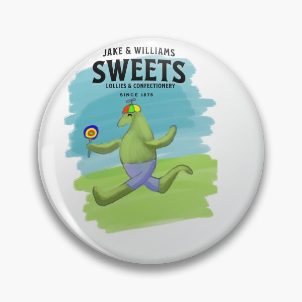 Item preview, Lollipop Frog Sticker - Pin designed and sold by FrogLakeArt.
