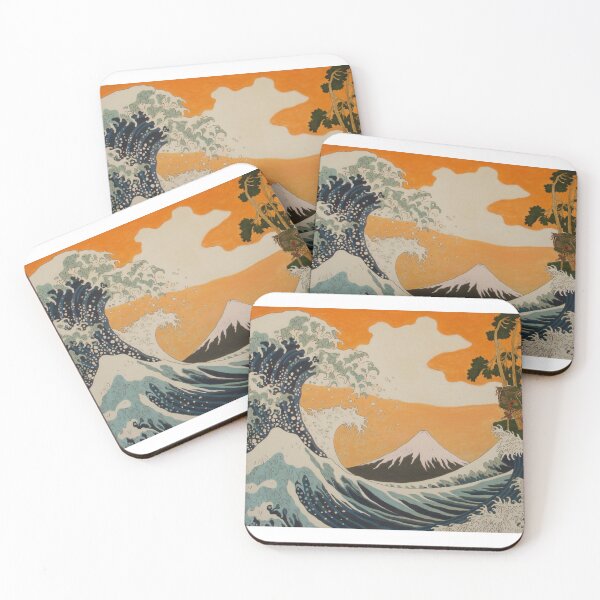 Item preview, Japanese Waves Painting designed and sold by Zion Lion .