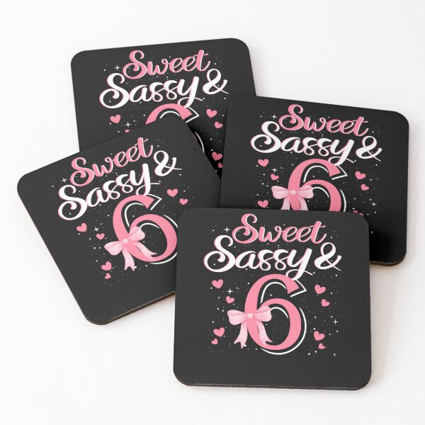 Item preview, Pink Sweet Sassy And 6th Six Bow Birthday designed and sold by krystalRomanart.