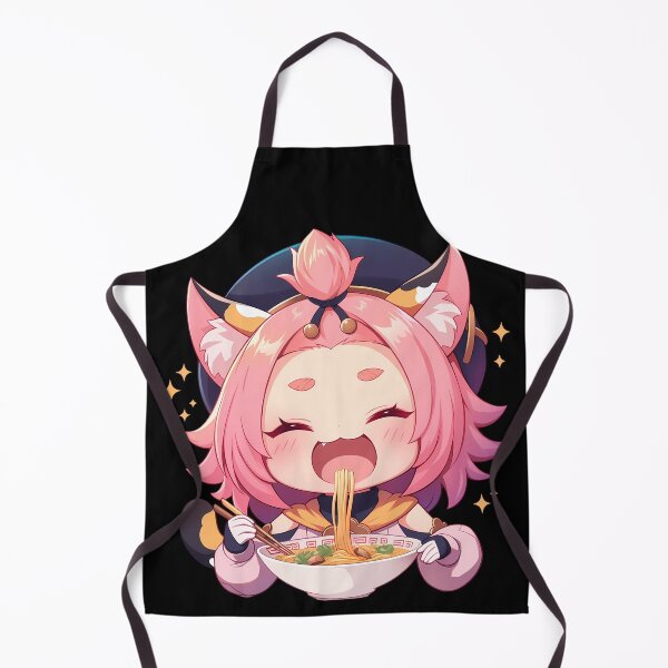 Item preview, Diona Genshin Impact Kawaii Chibi Ramen Cat Girl Charm designed and sold by mildaclairmo.