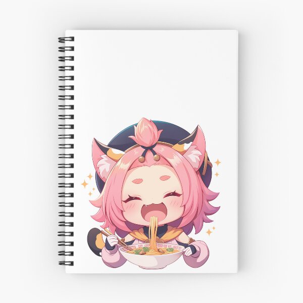 Item preview, Diona Genshin Impact Kawaii Chibi Ramen Cat Girl Charm designed and sold by mildaclairmo.