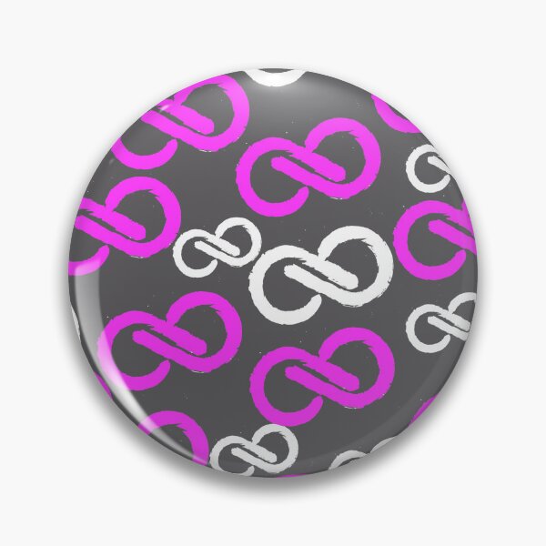 Item preview, Loop Tour-Hot Pink Neon Infinity Pattern – Abstract Brushstroke Digital Art Ed Sheeran fanart designed and sold by Dimu Co..