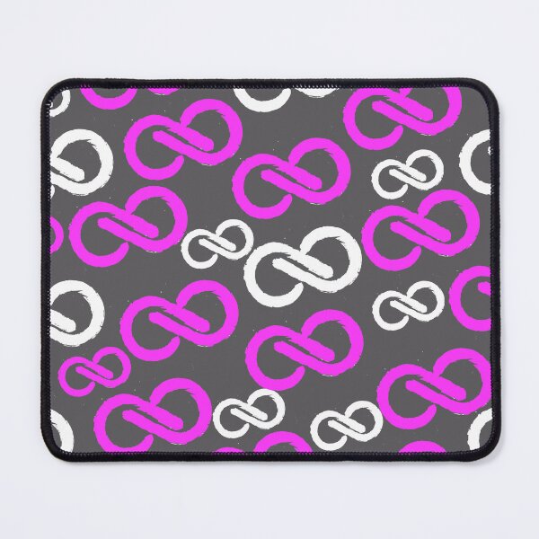 Item preview, Loop Tour-Hot Pink Neon Infinity Pattern – Abstract Brushstroke Digital Art Ed Sheeran fanart designed and sold by Dimu Co..