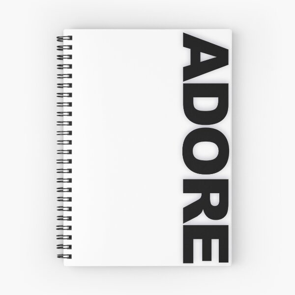 Item preview, ADORE — Black Minimal Bold Type Statement designed and sold by WORDPAUSE.