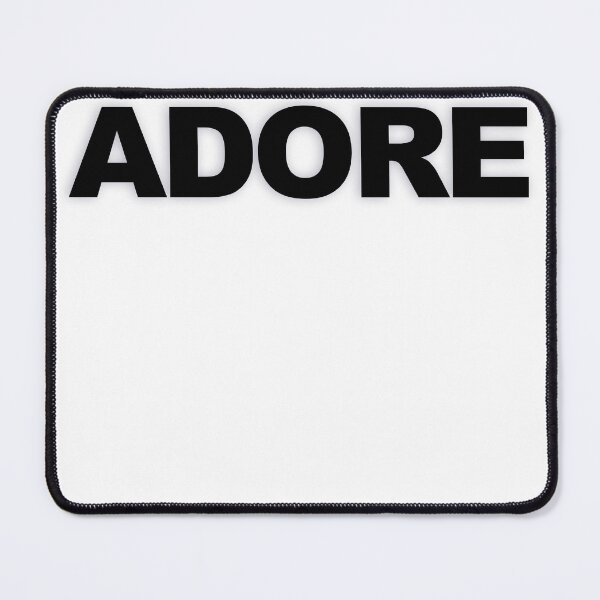 Item preview, ADORE — Black Minimal Bold Type Statement designed and sold by WORDPAUSE.