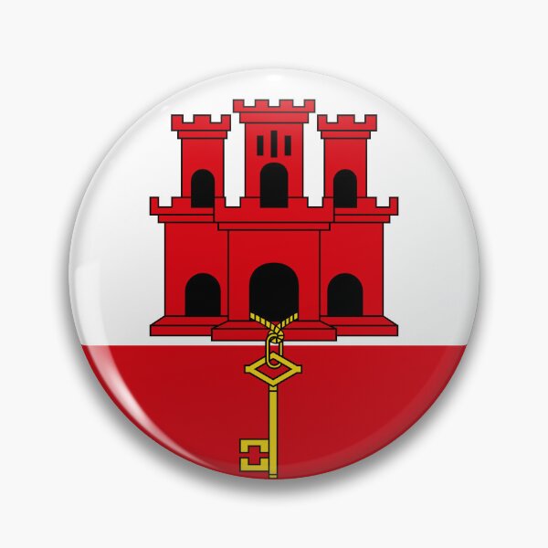 Item preview, Gibraltar National Flag - The Rock Pride & Mediterranean Heritage designed and sold by NTGUILTY.