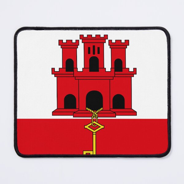 Item preview, Gibraltar National Flag - The Rock Pride & Mediterranean Heritage designed and sold by NTGUILTY.