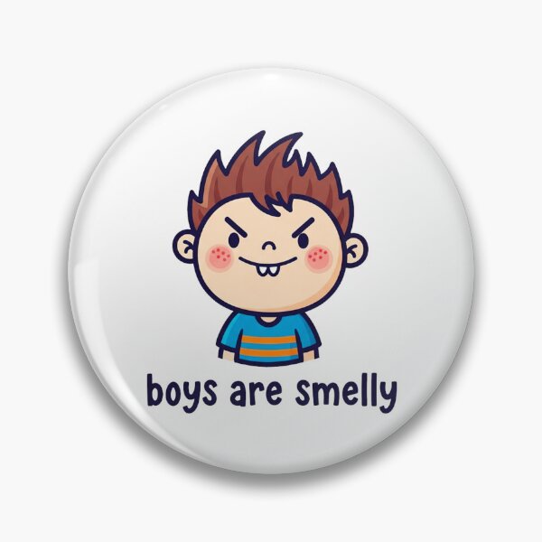 Item preview, Boys Are Smelly Cartoon Funny designed and sold by Pollock.