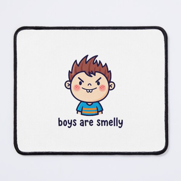 Item preview, Boys Are Smelly Cartoon Funny designed and sold by Pollock.
