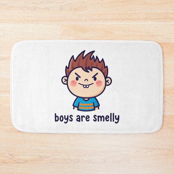 Item preview, Boys Are Smelly Cartoon Funny designed and sold by Pollock.