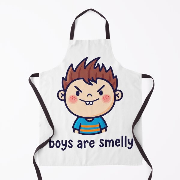 Item preview, Boys Are Smelly Cartoon Funny designed and sold by Pollock.