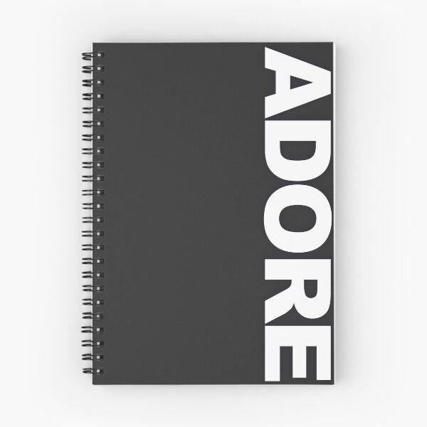 Item preview, ADORE — White Minimal Bold Type Statement designed and sold by WORDPAUSE.