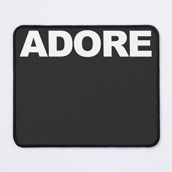 Item preview, ADORE — White Minimal Bold Type Statement designed and sold by WORDPAUSE.