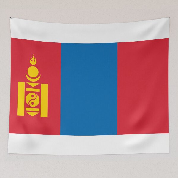 Item preview, Mongolia National Flag - Soyombo Symbol & Steppe Heritage Pride designed and sold by NTGUILTY.