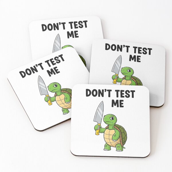 Item preview, Don’t Test Me – Funny Turtle designed and sold by Pollock.