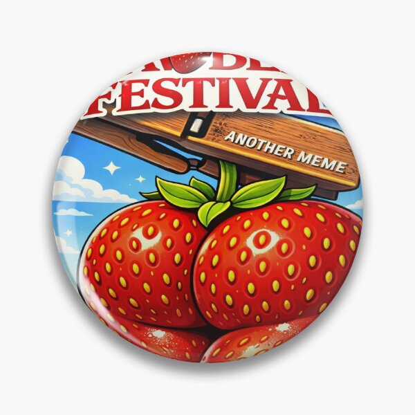 Item preview, Florida Strawberry Festival “Strawberry Cheeks” – Funny Juicy Meme Graphic Tee designed and sold by ryanss.