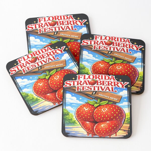 Item preview, Florida Strawberry Festival “Strawberry Cheeks” – Funny Juicy Meme Graphic Tee designed and sold by ryanss.