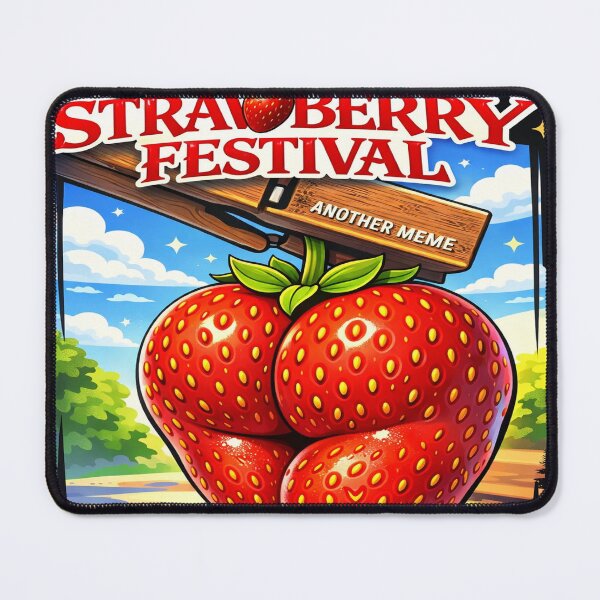 Item preview, Florida Strawberry Festival “Strawberry Cheeks” – Funny Juicy Meme Graphic Tee designed and sold by ryanss.