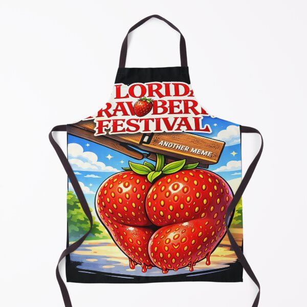 Item preview, Florida Strawberry Festival “Strawberry Cheeks” – Funny Juicy Meme Graphic Tee designed and sold by ryanss.